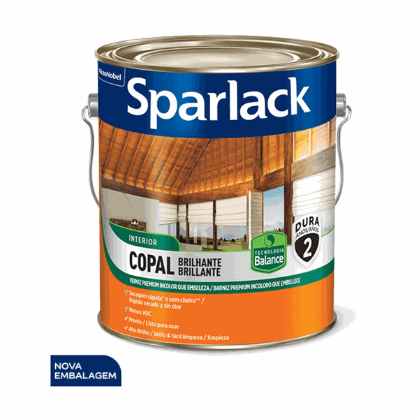 VERNIZ SPARLACK EXTRA COPAL 3,600L