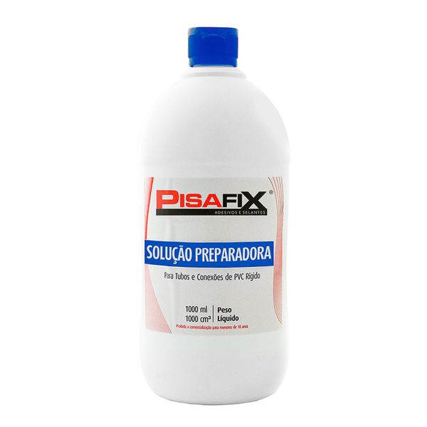 Solução Limpadora Preparadora P/ Tubos Soldaveis 1l Pisafix