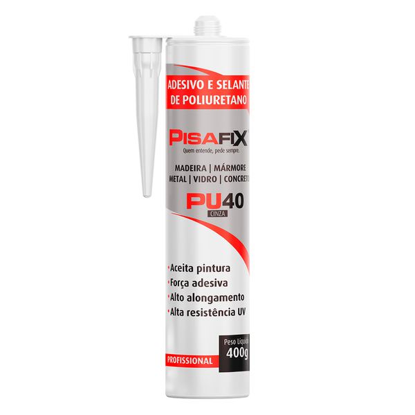 SELANTE PU40 PISAFIX CINZA 400G