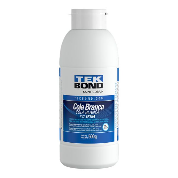 Cola De Alta Resistencia Branca Pva Extra 500gr Tekbond