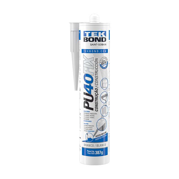 Cola Selante Pu Fix Tekbond Branco 387g