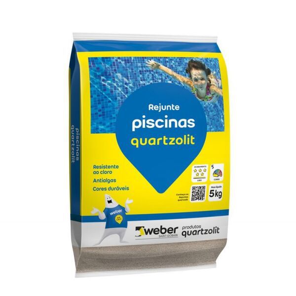 REJUNTE PISCINA 5KG BRANCO QUARTZOLIT