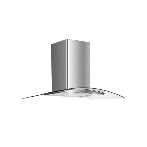 Coifa Parede 90cm Inox e Vidro Exaustor Agratto Cpv90 127V