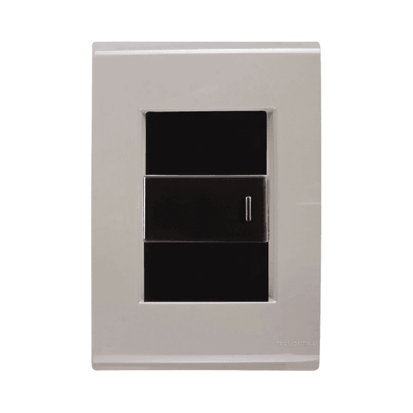INTERRUPTOR 1T SIMPLES LIZ FENDI COM GRAFITE TRAMONTINA