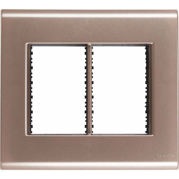 Placa 6 Módulos 4x4 Tramontina Liz Ouro Velho