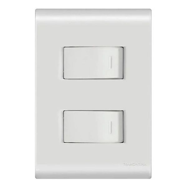 Interruptor Duplo Simples Liz 10A 250V Tramontina