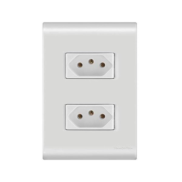 Tomada dupla 20a 2P+T 250V Liz modulado Tramontina