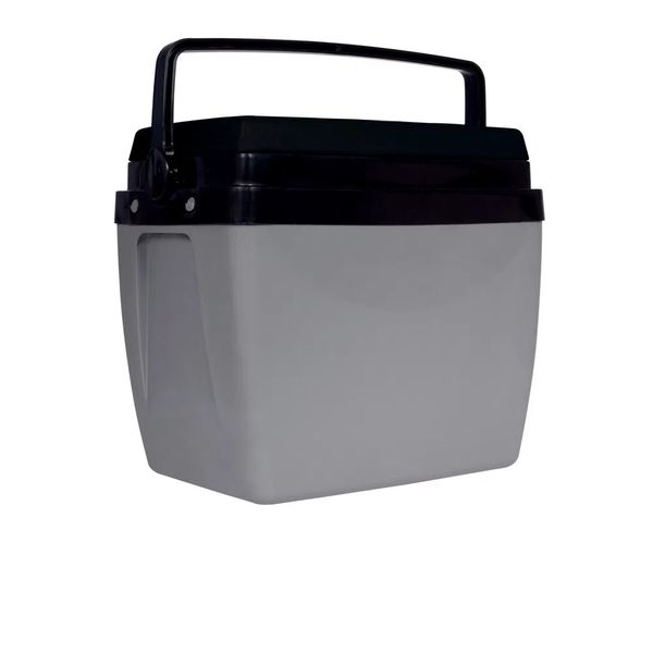 CAIXA TERMICA 34 LTS PRAIA PISCINA CHURRASCO CINZA MOR