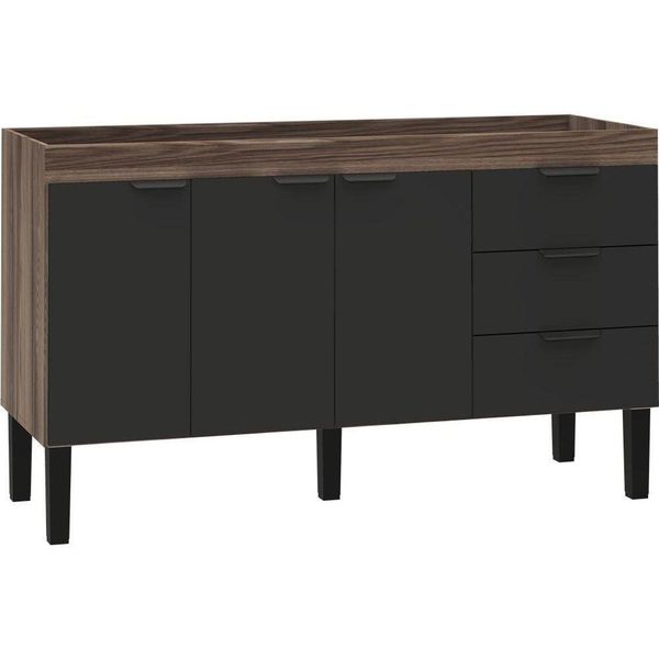 GABINETE FLAMINGO COR TAMARINDO/PR EM MADEIRA 154CM COZIMAX