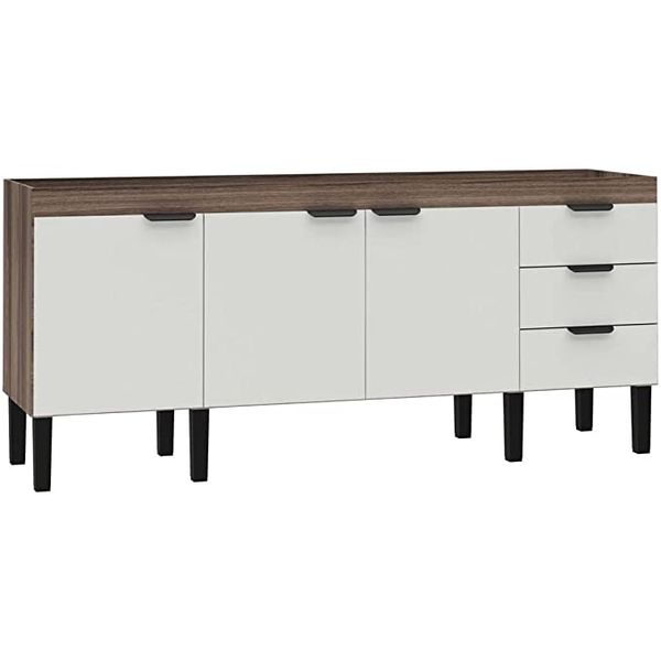 GABINETE FLAMINGO COR TAMARINDO/BR EM MADEIRA 174CM COZIMAX