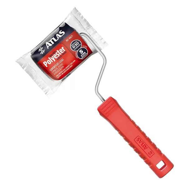 Rolo De Espuma Cinza 05 Cm Com Cabo 406/5 Atlas