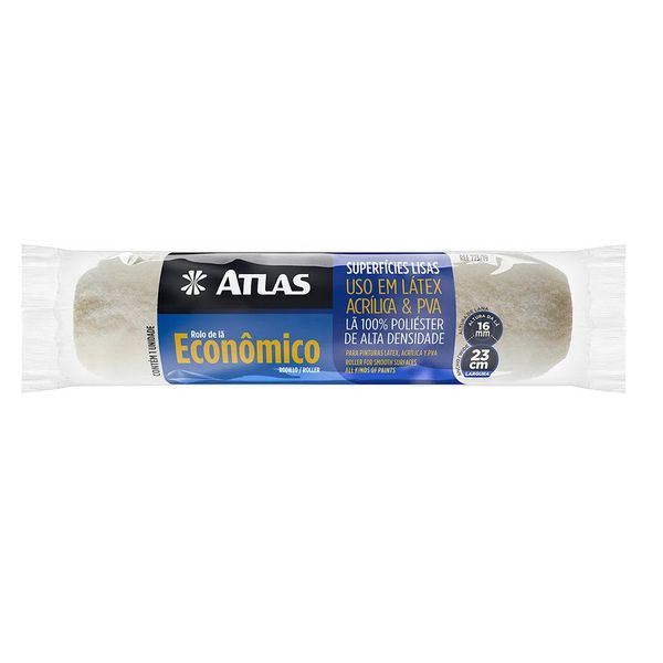Rolo de Lã Econômico 23 Cm Com Cabo 773/19 Atlas