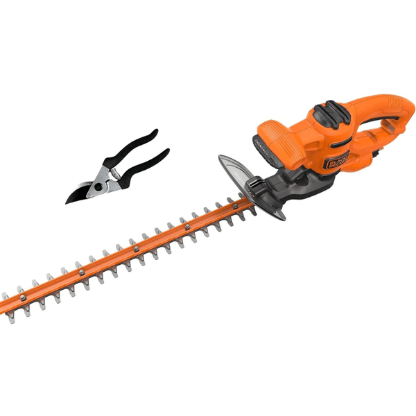 Aparador de Cerca Viva 18" 420W com Tesoura de Poda 127V Black+Decker