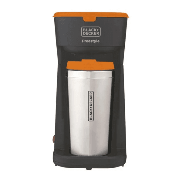 Cafeteira Individual Elétrica Com Copo Termico Inox 400ml 600w