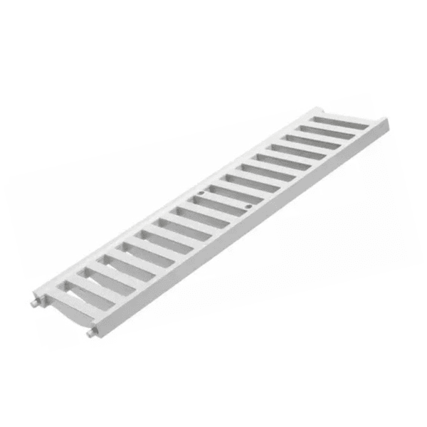GRELHA PARA CALHA DE PISO BRANCA 13X50CM - 3 TON