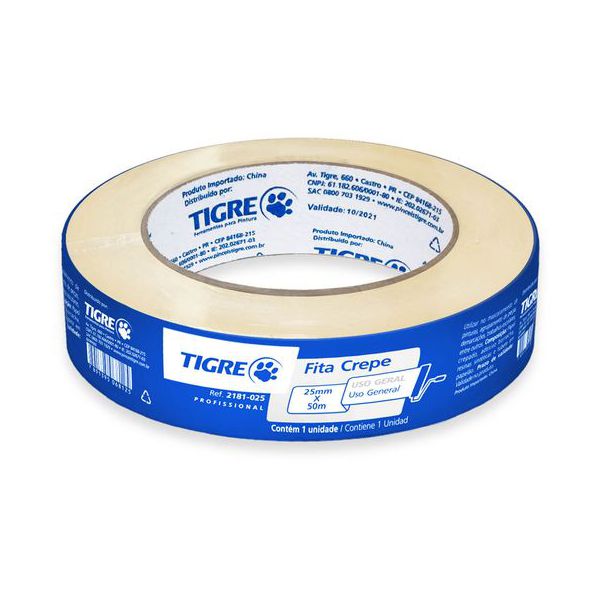 FITA CREPE 24MMX50MT TIGRE