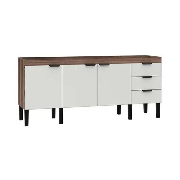 GABINETE FLAMINGO COR TAMARINDO/BR EM MADEIRA 154CM COZIMAX