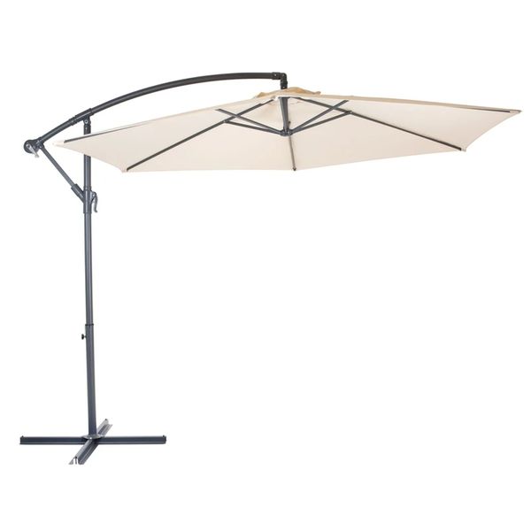 Ombrelone Guarda Sol Bora Bora 3m Jardim/Piscina Bege Mor