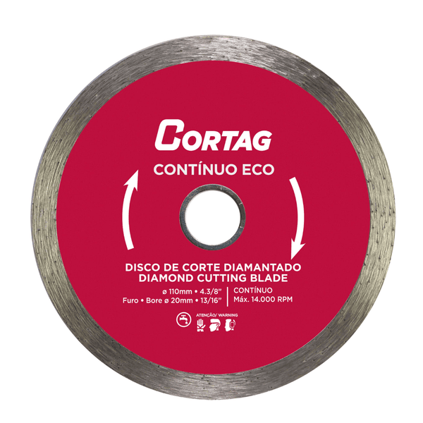 Disco Diamantado Continuo Eco Cortag