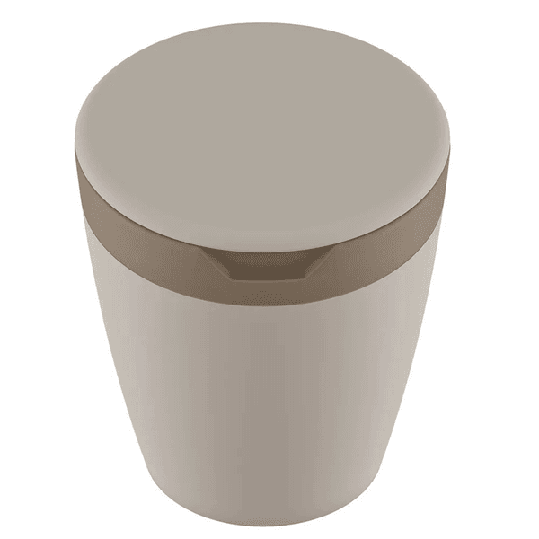 Lixeira de Pia 2,7 Litros Astra Argila e Terracota