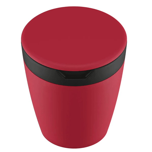 Lixeira de Pia 2,7 Litros Astra Bordô e Preto