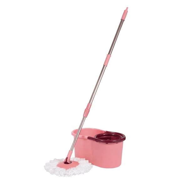 Esfregão Mop Pocket Rosa Limpeza Prática Mor 