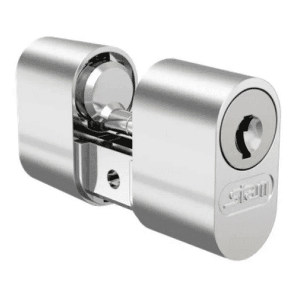 Cilindro Miolo Cromado + Parafuso 2 Chaves Stam 803/804/1081