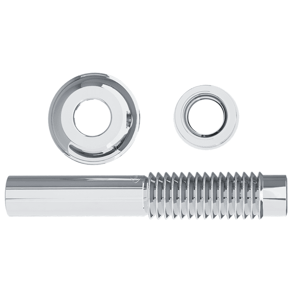 Tubo De Ligação Ajustável Vaso Sanitário Cromado 260mm Blukit