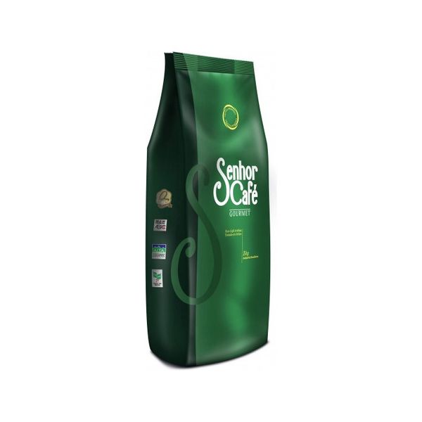 Café Em Grãos Torrados Selecionado 1kg Senhor Café Gourmet 100% Arabica Torra Média