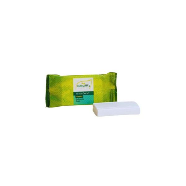 Mini Sabonete Naturys Fragrância Erva Doce Em Barra 13g Kits De 500, 250, 166 e 125 Unidades