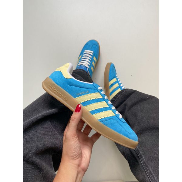 TÊNIS GAZELLE AZUL/AMARELO