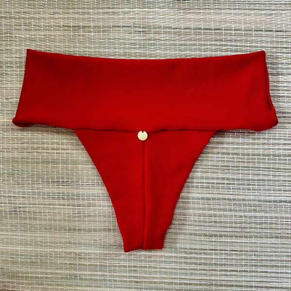 Tanga Pala Alta Vermelho Textura