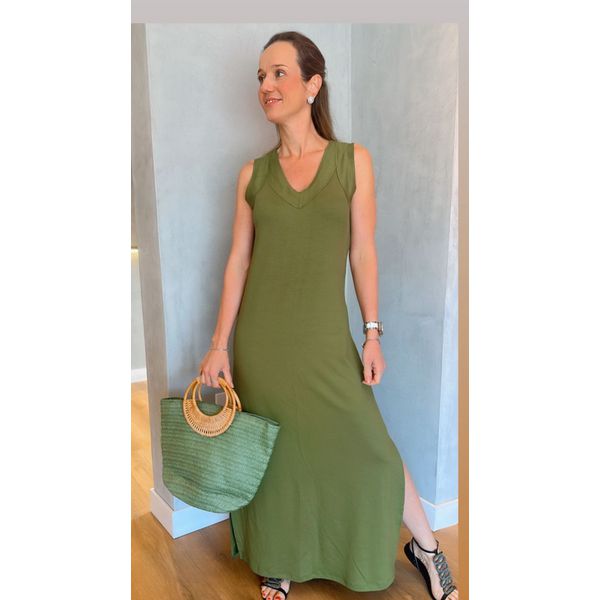 Vestido Betina Pistache