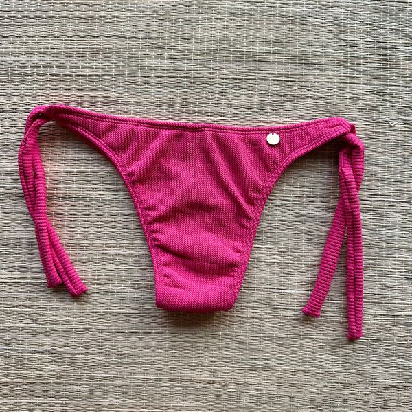 Tanga de Amarrar Pink Texturizado