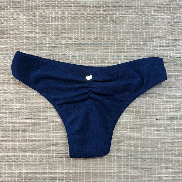 Tanga Larga Marinho Textura