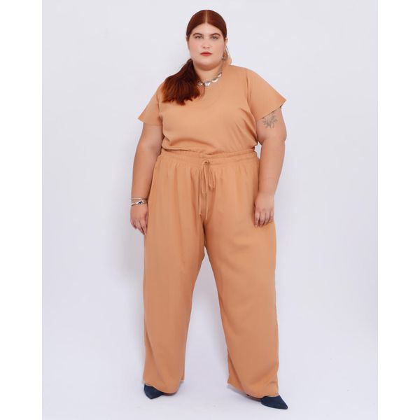 Calça caramelo plus size clearance