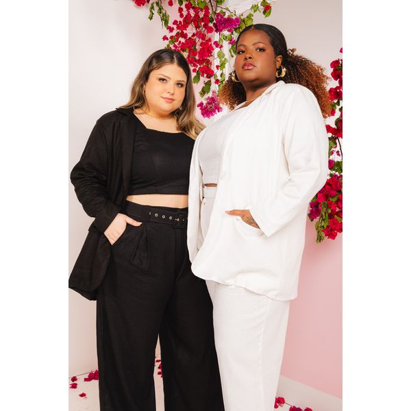Look plus size hotsell preto