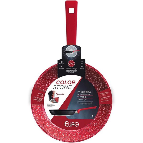 FRIGIDEIRA COLORSTONE 26 CM TITANIO