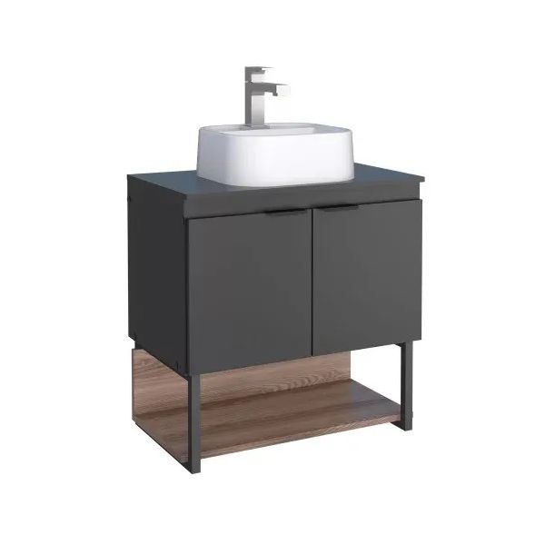 TOUCADOR MADEIRA SALVIA 60 PRETO