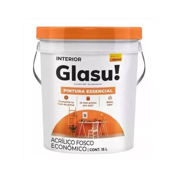 LATEX PINTURA ESSENCIAL BRANCO 15,0L - BALDE