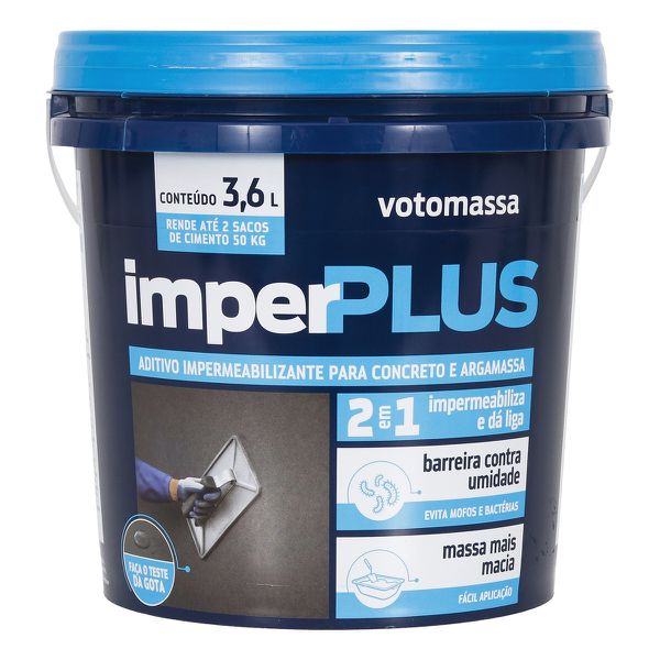 ADITIVO IMPERMEABILIZANTE IMPERPLUS 3,6L