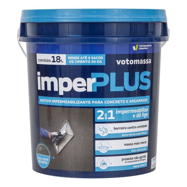 ADITIVO IMPERMEABILIZANTE IMPERPLUS 18 LITROS