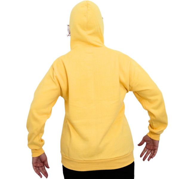 Blusa de moletom feminina amarela 2025