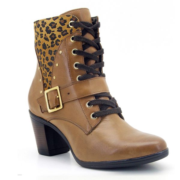Coturno sale feminino caramelo