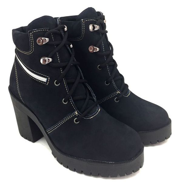 Coturno Feminino Cadar os Couro Leg timo Nobuck Azul Marinho KRN