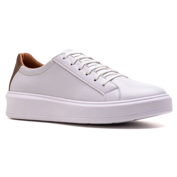 Sapatênis Masculino Sintético Branco