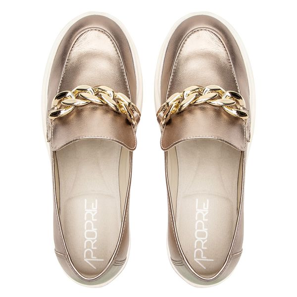 Sapatenis dourado hot sale feminino