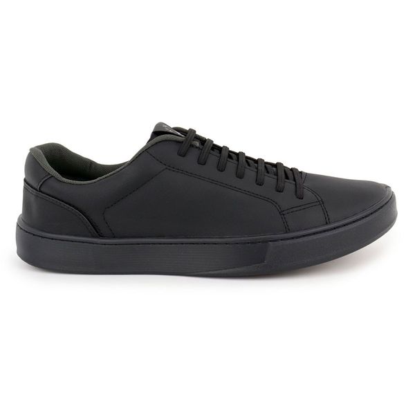 Sapatênis Masculino Slip on Sintético All Black