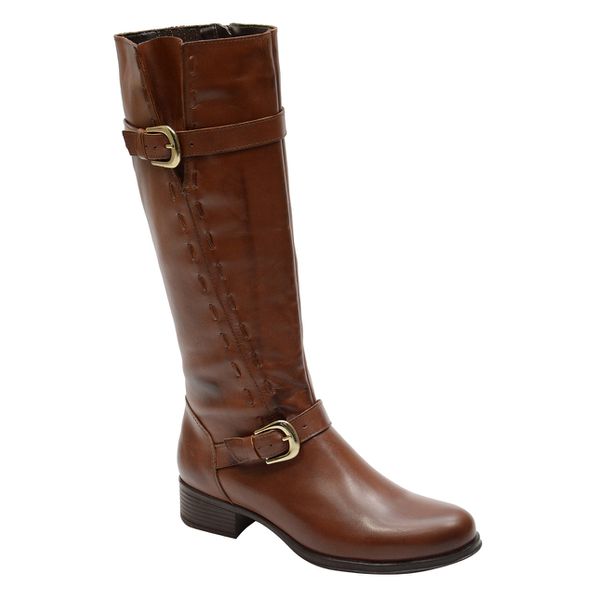 Bota Montaria Feminina Brandy Couro Legítimo