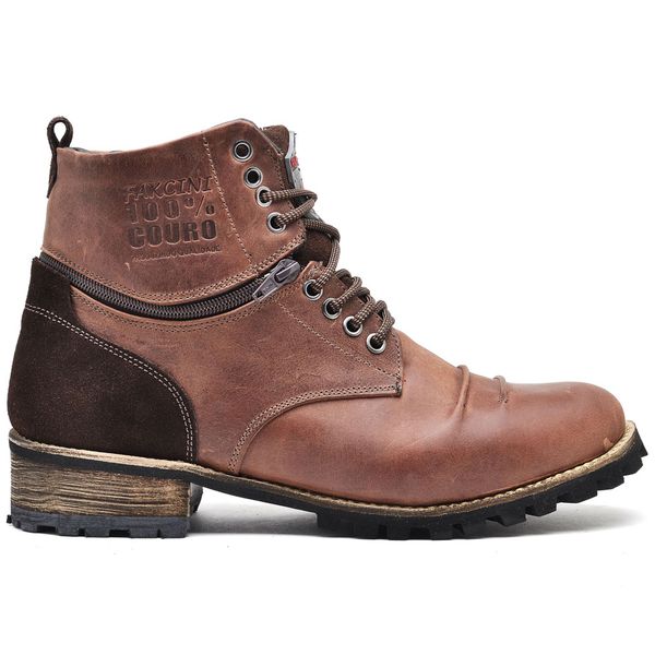 Bota Coturno Casual Boots Masculino Mad Dog Whisky Camurça Café